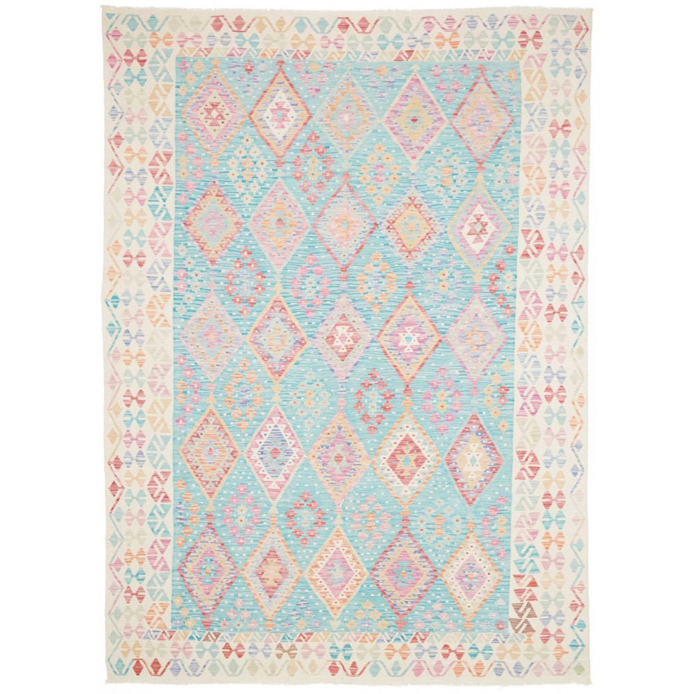 Tappeto Kilim Afghanistan bianco 211x296