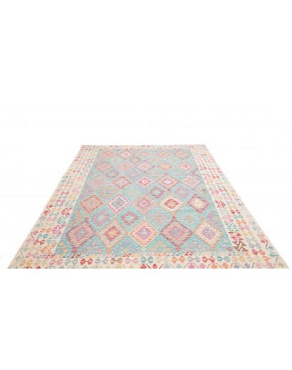 Tappeto Kilim Afghanistan bianco 211x296