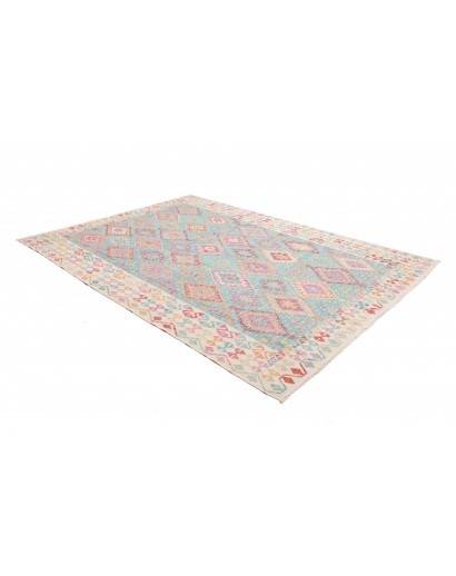 Tappeto Kilim Afghanistan bianco 211x296