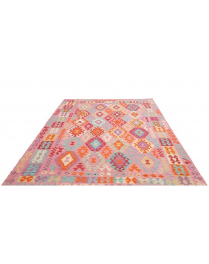 Tappeto Kilim Afghanistan marrone rosso 216x299