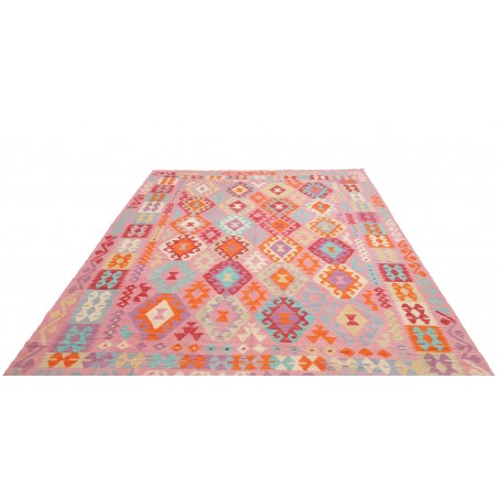 Tappeto Kilim Afghanistan marrone rosso 216x299