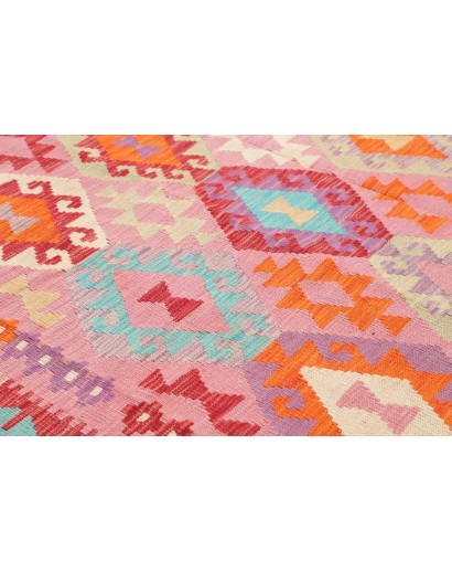 Tappeto Kilim Afghanistan marrone rosso 216x299