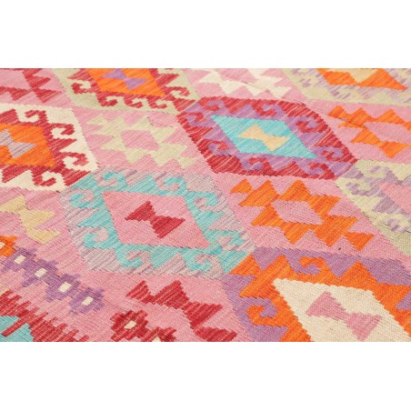 Tappeto Kilim Afghanistan marrone rosso 216x299