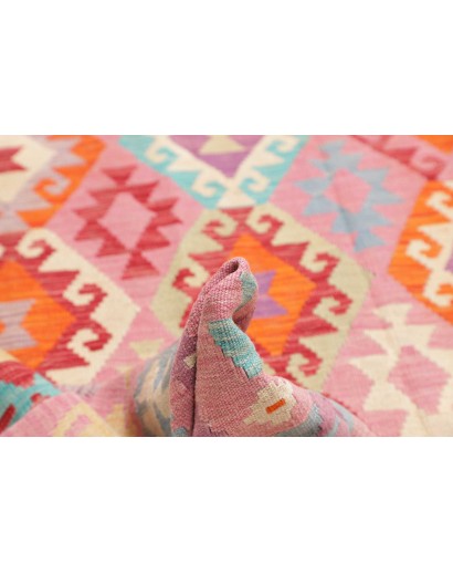 Tappeto Kilim Afghanistan marrone rosso 216x299