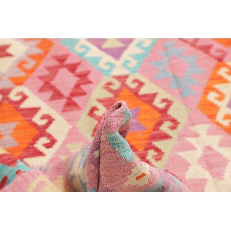 Tappeto Kilim Afghanistan marrone rosso 216x299