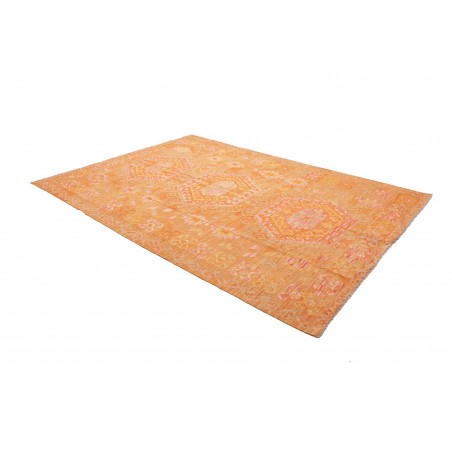 Tappeto Kilim Afghanistan arancione marrone 211x290