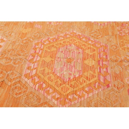 Tappeto Kilim Afghanistan arancione marrone 211x290