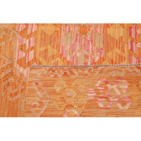 Tappeto Kilim Afghanistan arancione marrone 211x290
