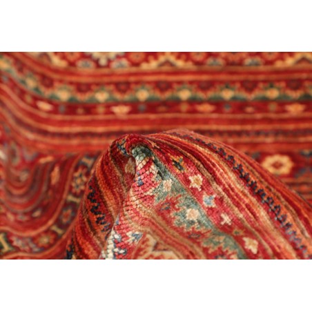 Tappeto Samarkand Pakistan marrone rosso 95x95