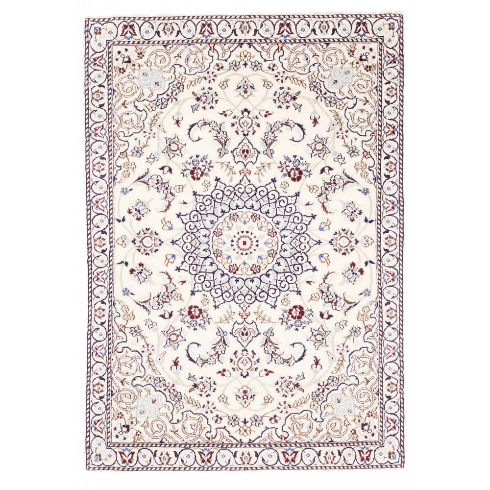 Tappeto Nain 9La Persia beige grigio 87x126