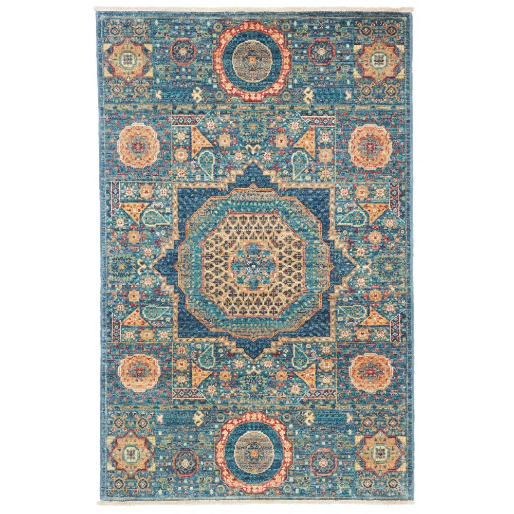 Tappeto Mamlouk Pakistan bianco grigio 82x125