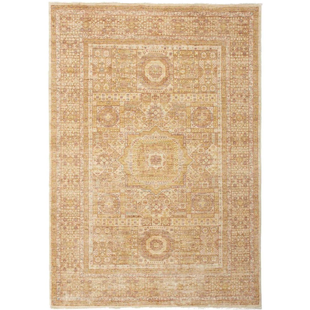Tappeto Mamlouk Pakistan marrone beige 122x175 Tappeto Mamlouk Pakistan marrone beige 122x175