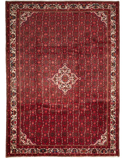 Tappeto Hosseinabad Persia marrone giallo 222x300