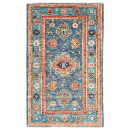 Tappeto Kazak Fine Pakistan marrone bianco 80x130