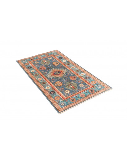 Tappeto Kazak Fine Pakistan marrone bianco 80x130