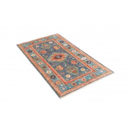 Tappeto Kazak Fine Pakistan marrone bianco 80x130