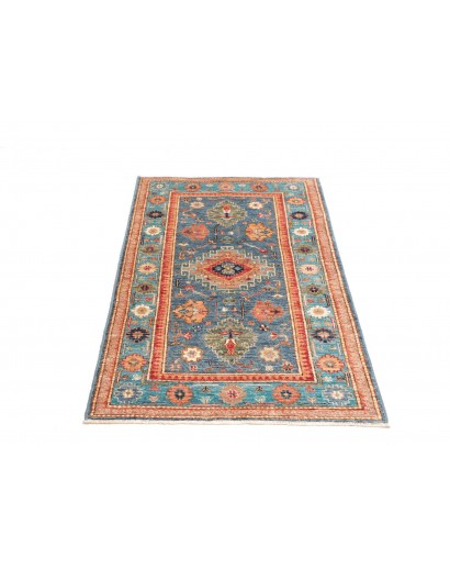 Tappeto Kazak Fine Pakistan marrone bianco 80x130