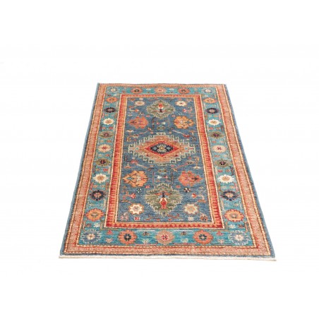 Tappeto Kazak Fine Pakistan marrone bianco 80x130