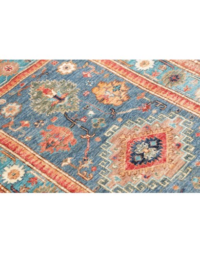 Tappeto Kazak Fine Pakistan marrone bianco 80x130