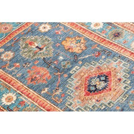 Tappeto Kazak Fine Pakistan marrone bianco 80x130