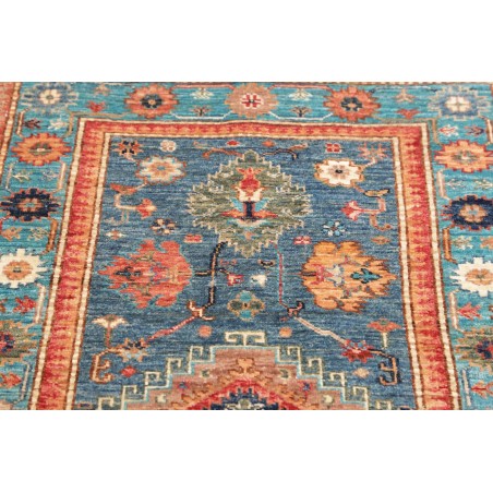 Tappeto Kazak Fine Pakistan marrone bianco 80x130