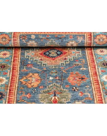 Tappeto Kazak Fine Pakistan marrone bianco 80x130