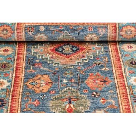 Tappeto Kazak Fine Pakistan marrone bianco 80x130