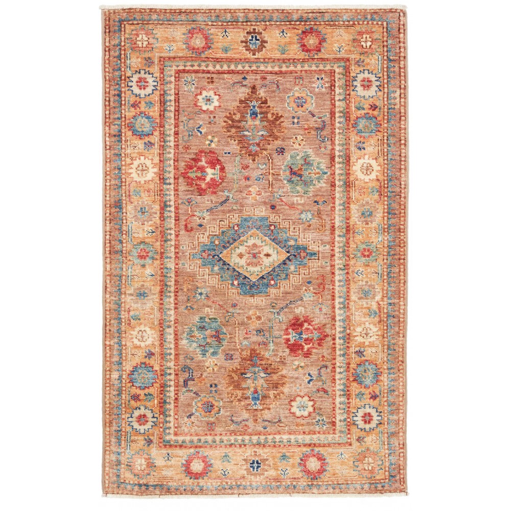 Tappeto Kazak Fine Pakistan marrone 80x127