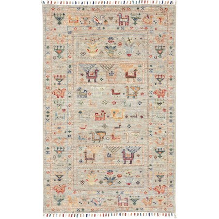 Tappeto Rubin Pakistan beige azzurro 80x124