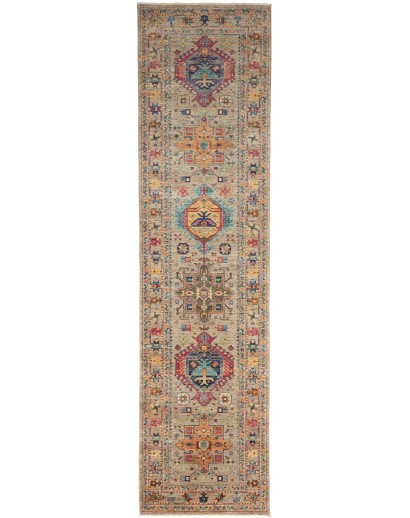 Tappeto Tribal Pakistan marrone 78x304