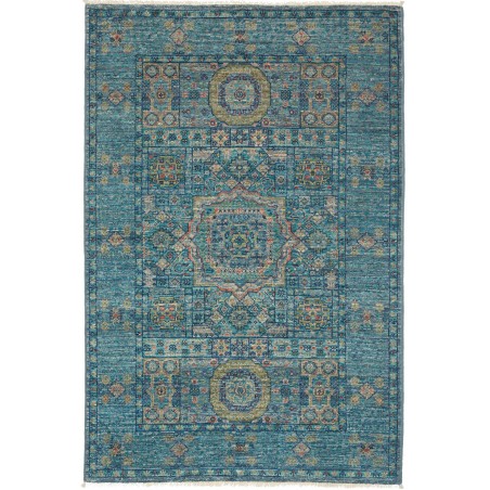 Tappeto Mamlouk Pakistan azzurro beige 80x121