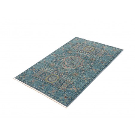 Tappeto Mamlouk Pakistan azzurro beige 80x121