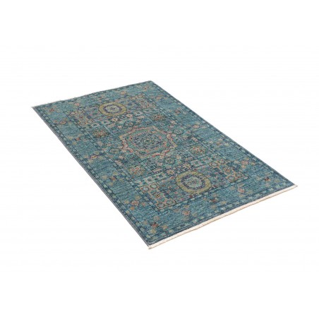 Tappeto Mamlouk Pakistan azzurro beige 80x121