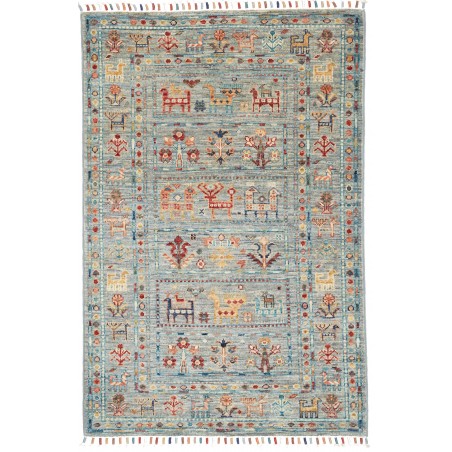 Tappeto Rubin Pakistan azzurro marrone 80x120