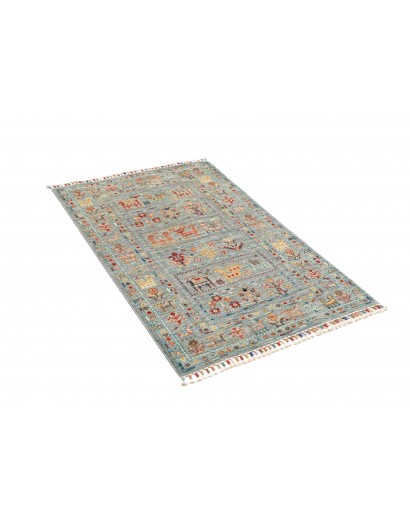 Tappeto Rubin Pakistan azzurro marrone 80x120