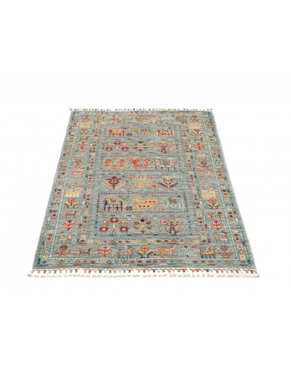 Tappeto Rubin Pakistan azzurro marrone 80x120