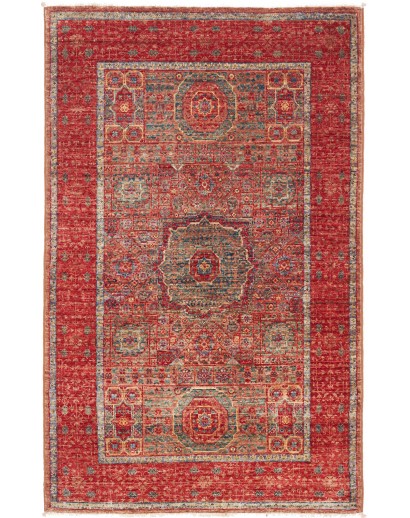 Tappeto Mamlouk Pakistan marrone grigio 79x127