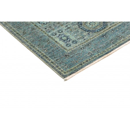 Tappeto Mamlouk Pakistan bianco azzurro 79x125