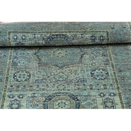 Tappeto Mamlouk Pakistan bianco azzurro 79x125