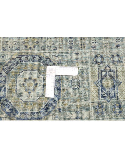 Tappeto Mamlouk Pakistan bianco azzurro 79x125