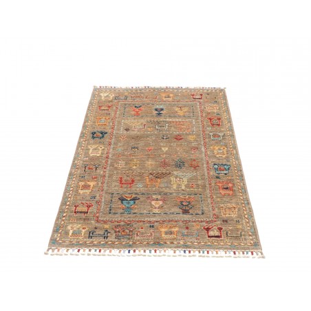 Tappeto Rubin Pakistan marrone grigio 79x123