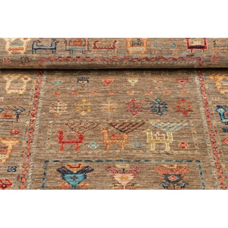 Tappeto Rubin Pakistan marrone grigio 79x123