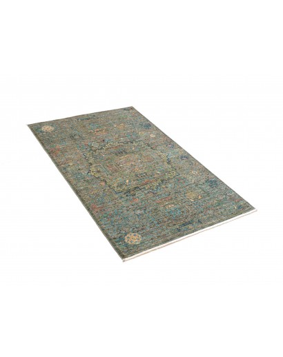 Tappeto Mamlouk Pakistan bianco azzurro 79x122