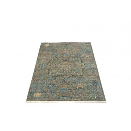 Tappeto Mamlouk Pakistan bianco azzurro 79x122