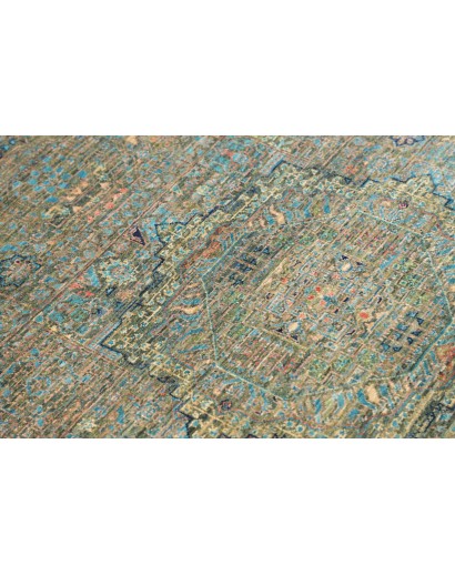 Tappeto Mamlouk Pakistan bianco azzurro 79x122