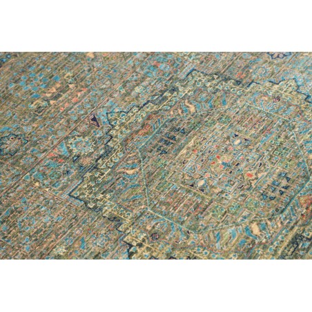 Tappeto Mamlouk Pakistan bianco azzurro 79x122