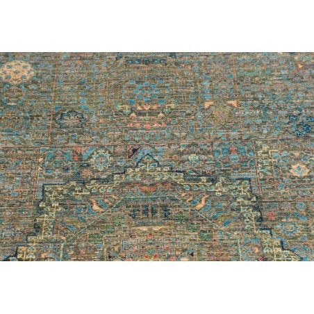 Tappeto Mamlouk Pakistan bianco azzurro 79x122