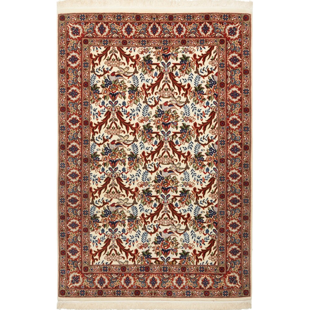 Tappeto Ilaam Persia beige bianco 105x156 Tappeto Ilaam Persia beige bianco 105x156