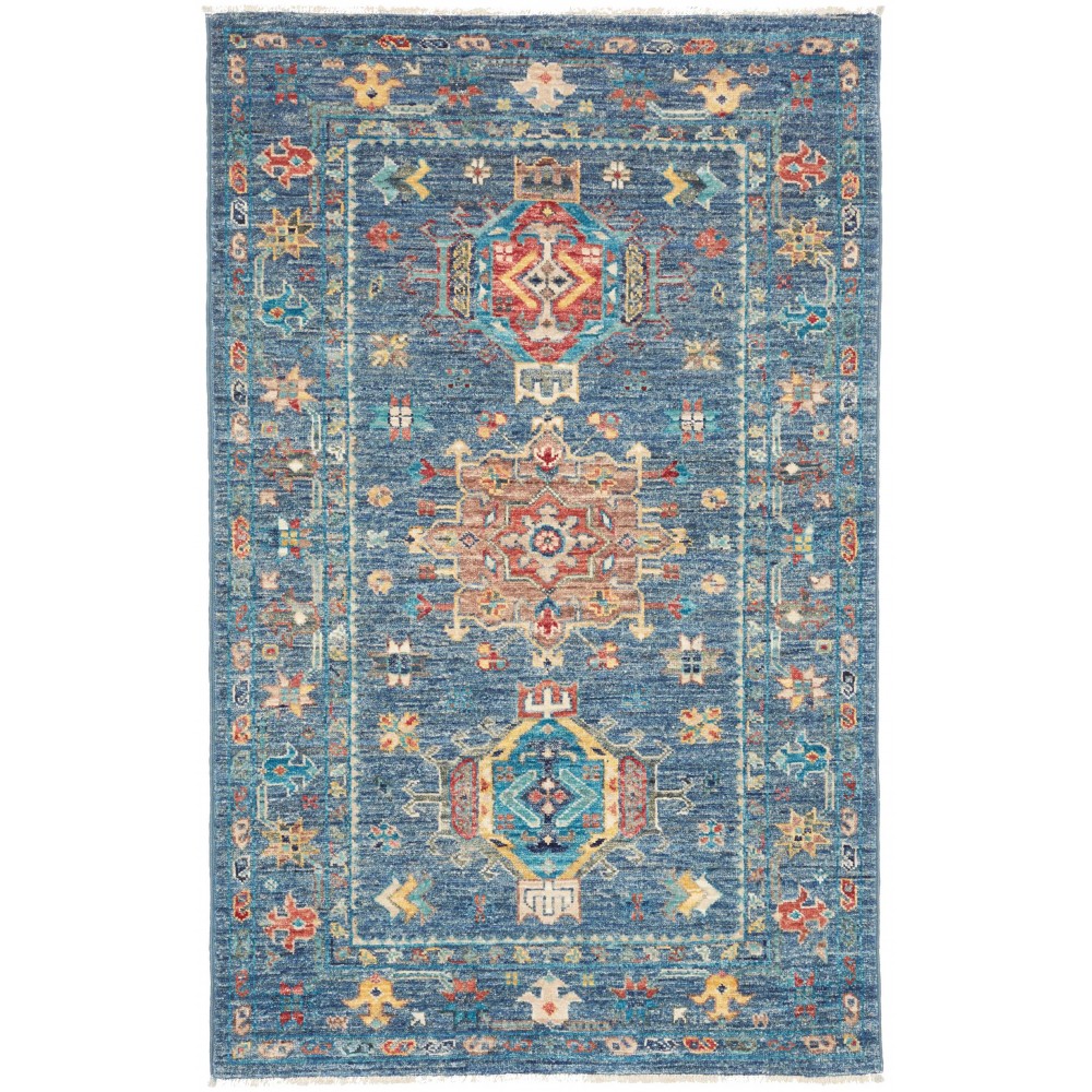 Tappeto Tribal Pakistan grigio marrone 78x124