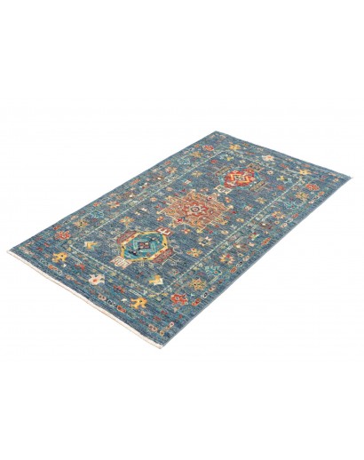 Tappeto Tribal Pakistan grigio marrone 78x124